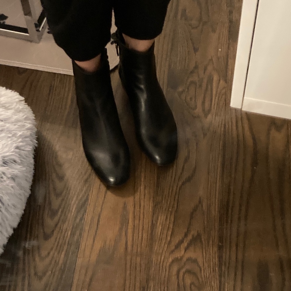 Stuart Weitzman black booties